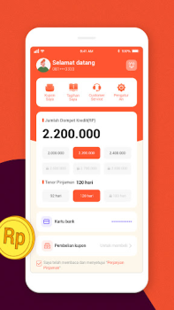 Descargar Duit panas-pinjaman online Finanzas para Android captura de pantalla 3