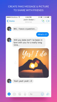 Descargar iFake: Fake Chat Messages Entretenimiento para Android captura de pantalla 3