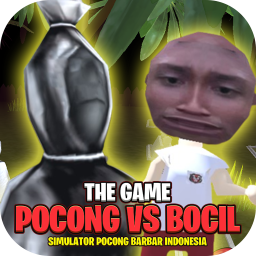 Logotipo Simulator Pocong vs Bocil 3D