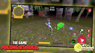 Descargar Simulator Pocong vs Bocil 3D Simuladores para Android captura de pantalla 3