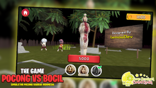 Descargar Simulator Pocong vs Bocil 3D Simuladores para Android captura de pantalla 4