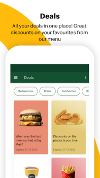 Descargar McDonald's® España Comida y bebida para Android captura de pantalla 3