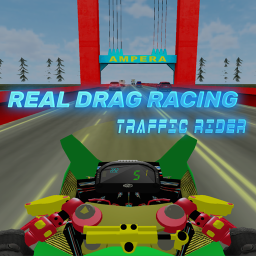 Logotipo Real Drag racing Traffic rider