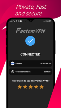 Descargar Fantum VPN - Fast, Secure VPN Herramientas para Android captura de pantalla 2
