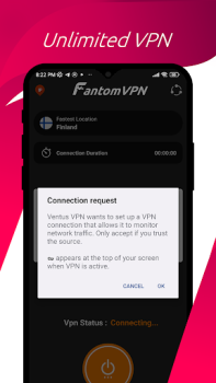 Descargar Fantum VPN - Fast, Secure VPN Herramientas para Android captura de pantalla 3