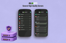 Descargar MiLO VPN - Fast VPN and Proxy Herramientas para Android captura de pantalla 3