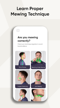 Descargar Mewing Coach - Face Exercises Salud y estado fisico para Android captura de pantalla 4