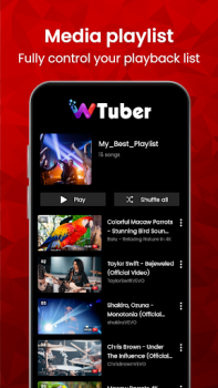 Descargar Reproductor de Vídeo - wTuber Editores y reproductores de video para Android captura de pantalla 4