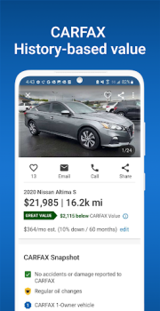 Descargar CARFAX - Shop New & Used Cars Automóviles y vehículos para Android captura de pantalla 4