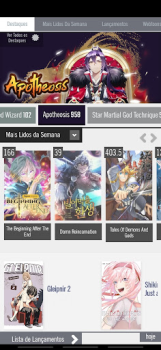 Descargar Manga Manlist Entretenimiento para Android captura de pantalla 2