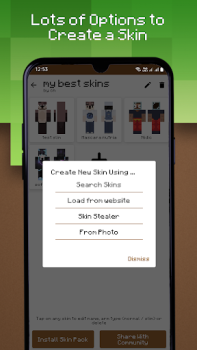 Descargar Skin Pack Maker for Minecraft Entretenimiento para Android captura de pantalla 4