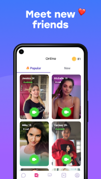 Descargar Mili - Live Video Chat Social para Android captura de pantalla 4