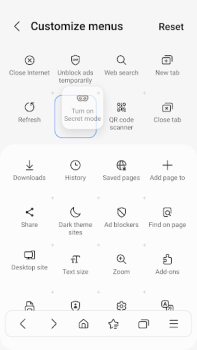 Descargar Samsung Internet Browser Beta Comunicación para Android captura de pantalla 5
