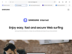 Descargar Samsung Internet Browser Beta Comunicación para Android captura de pantalla 7