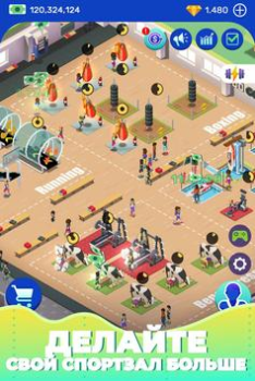 Descargar Idle Fitness Gym Tycoon - Game Simuladores para Android captura de pantalla 4