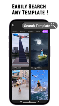 Descargar C Template - CapCut Template Editores y reproductores de video para Android captura de pantalla 6
