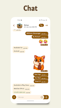 Descargar MDGram Messenger Comunicación para Android captura de pantalla 2