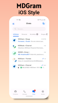 Descargar MDGram Messenger Comunicación para Android captura de pantalla 3
