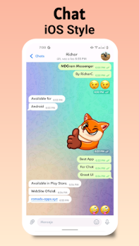 Descargar MDGram Messenger Comunicación para Android captura de pantalla 4