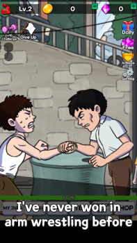 Descargar Arm Wrestling Clicker Simuladores para Android captura de pantalla 3