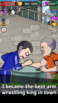 Descargar Arm Wrestling Clicker Simuladores para Android captura de pantalla 5