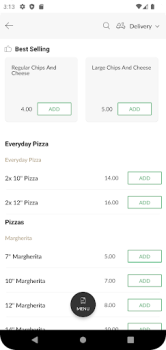 Descargar Pizza Hot Comida y bebida para Android captura de pantalla 2