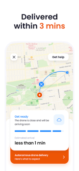 Descargar Manna Drone Delivery Comida y bebida para Android captura de pantalla 4