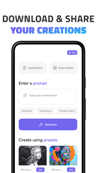 Descargar Imgit AI art generator Arte y Diseño para Android captura de pantalla 5