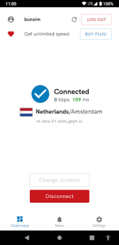 Descargar Geph: free anti-blocking VPN Herramientas para Android captura de pantalla 4