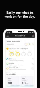 Descargar Training Space Salud y estado fisico para Android captura de pantalla 2