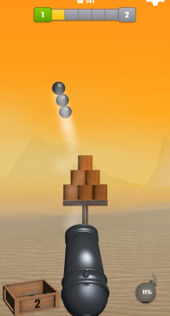 Descargar Cannon Ball 3D Ball blast 2023 Arcada para Android captura de pantalla 4