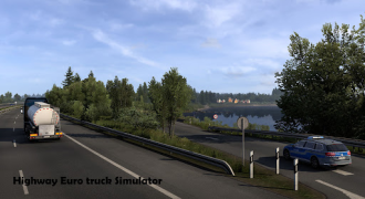 Descargar Highway Euro truck Simulator Raza para Android captura de pantalla 6