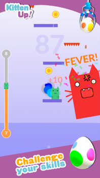 Descargar Kitten Up! Jump & Claw Games Arcada para Android captura de pantalla 4