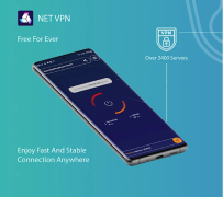 Descargar NetVPN Lite - Unlimited VPN Herramientas para Android captura de pantalla 2