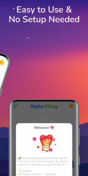Descargar Alpha V2ray - Tunnel VPN Herramientas para Android captura de pantalla 2