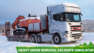 Descargar nieve Excavador grua Simulador Simuladores para Android captura de pantalla 3