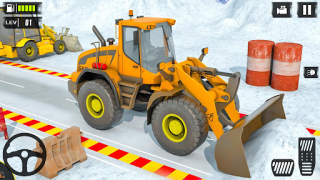 Descargar nieve Excavador grua Simulador Simuladores para Android captura de pantalla 5