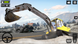 Descargar nieve Excavador grua Simulador Simuladores para Android captura de pantalla 6