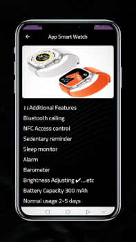 Descargar X8 Ultra - Smart Watch  Review Estilo de vida para Android captura de pantalla 3