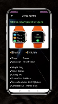 Descargar X8 Ultra - Smart Watch  Review Estilo de vida para Android captura de pantalla 4