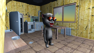Descargar Horror Talking Juan Scary Cat Simuladores para Android captura de pantalla 2
