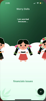 Descargar Worrydolls -Self Care & Vent Salud y estado fisico para Android captura de pantalla 4