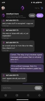 Descargar Amethyst Social para Android captura de pantalla 2