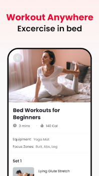 Descargar JustFit Entrenamiento Perezoso Salud y estado fisico para Android captura de pantalla 2