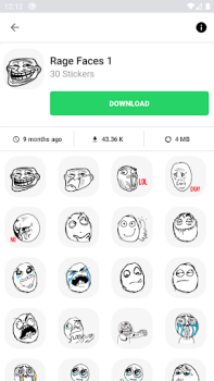 Descargar Pegatinas Para WhatsApp Chat Herramientas para Android captura de pantalla 3