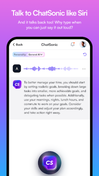 Descargar ChatSonic: Super ChatGPT App Trabajo para Android captura de pantalla 6