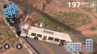 Descargar Grand Canyon Auto Crash Game Raza para Android captura de pantalla 3