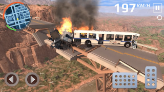 Descargar Grand Canyon Auto Crash Game Raza para Android captura de pantalla 4