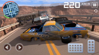Descargar Grand Canyon Auto Crash Game Raza para Android captura de pantalla 5