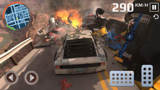 Descargar Grand Canyon Auto Crash Game Raza para Android captura de pantalla 6